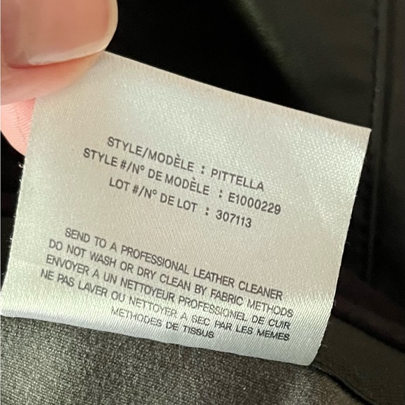 THEORY suede lambskin leggings. Size 2 - Picture 6 of 7